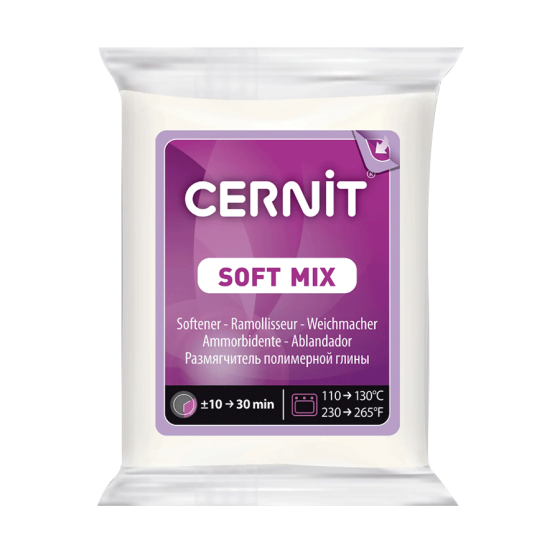 Пом'якшувач для полімерної глини Soft mix 56г Cernit Київ