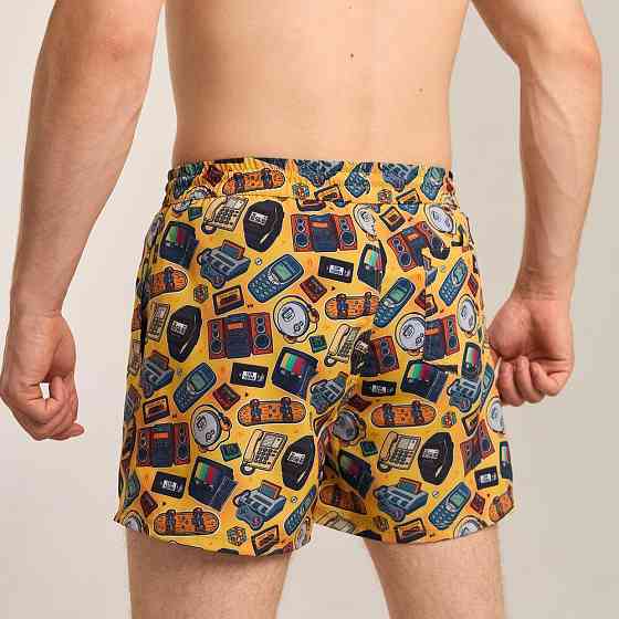 Принтовані чоловічі шорти для плавання Pobedov Pool day Patern Київ