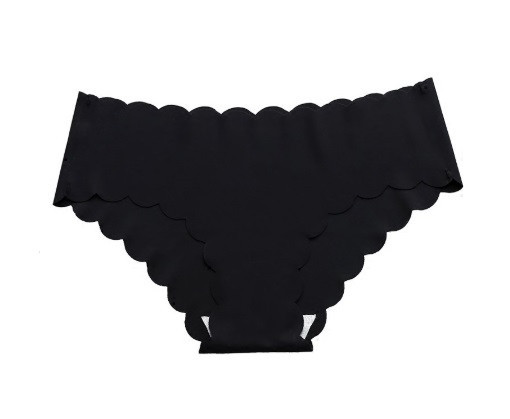 Бесшовные женские трусы набор 3 штуки 44 черный серый Киев - изображение 2