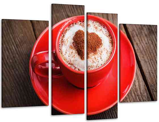 Модульна картина Чашка Капучіно Art-18_4 Київ