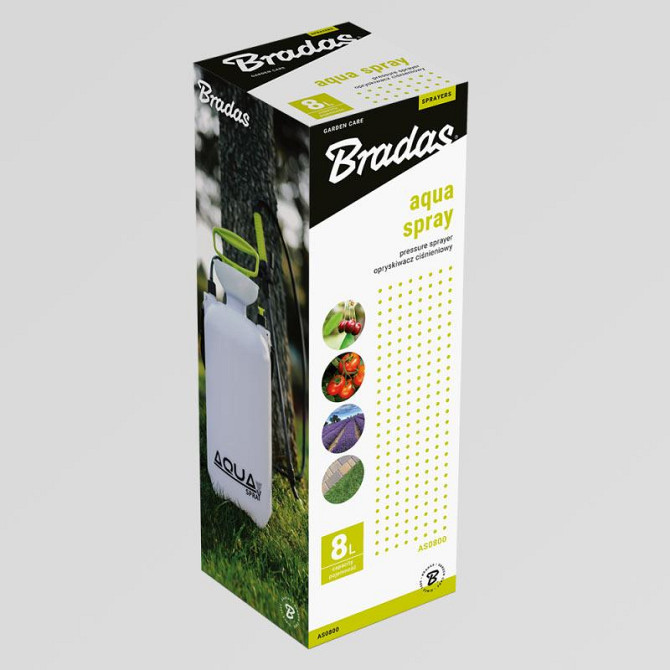 Пневматичний обприскувач AQUA SPRAY, 8л, довжина штанги 57 см, AS0800 Київ - фото 4