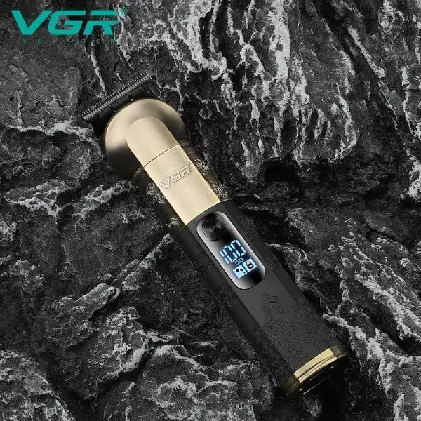Универсальная Аккумуляторная Машинка для стрижки VGR V296 сменные насадки 4 штуки, регулировка длины Киев - изображение 1