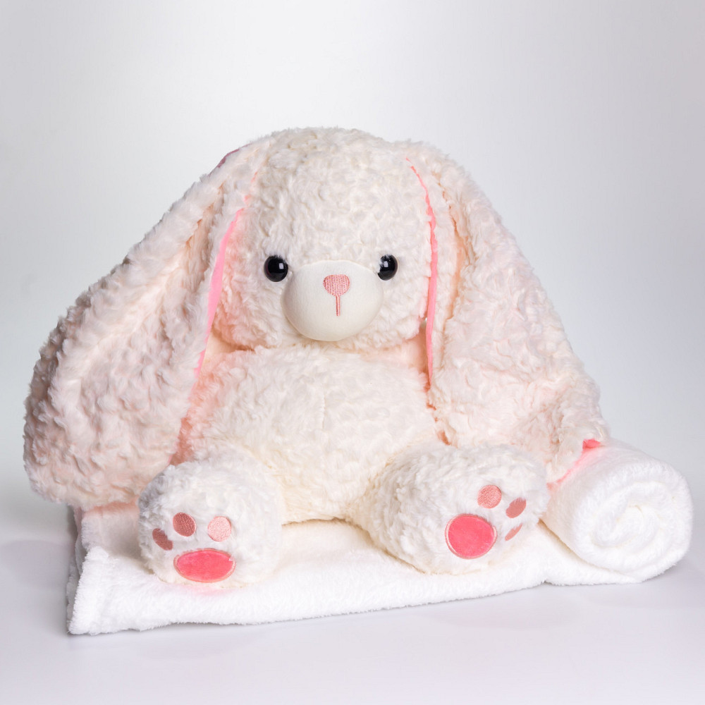 Зайчик-плед 3 в 1: м'яка іграшка та подушка Київ - фото 4