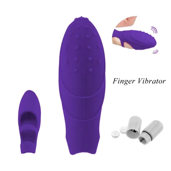 Вібронасадка на палець "Lazy finger", колір фіолетовий Sex Aura Київ
