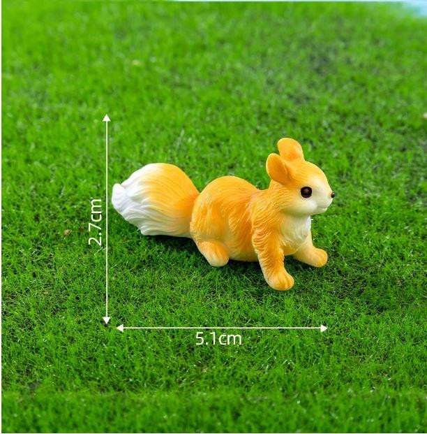 Декоративна фігурка Білочка для флораріуму, декору, міні-саду, мікроландшафту, мініатюри і творчості Білка бежіть Одеса - фото 1