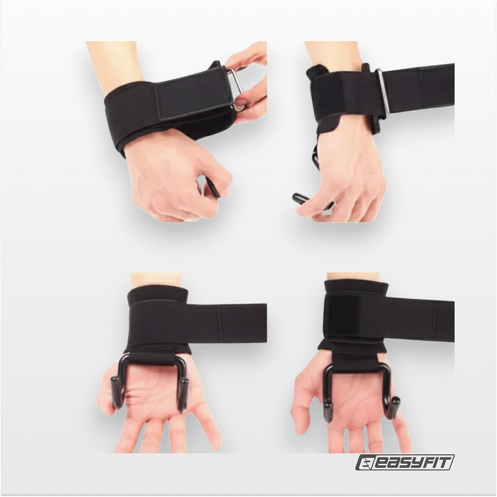 Гаки для турніка та тяги EasyFit PowerHooks (пара) Коломыя - изображение 4