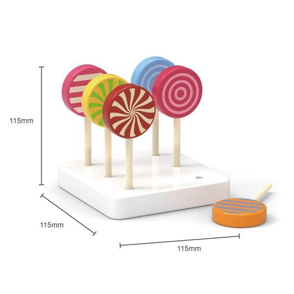 Іграшкові продукти Viga Toys Льодяники з дерева 6 шт. (44529) Харків - фото 5