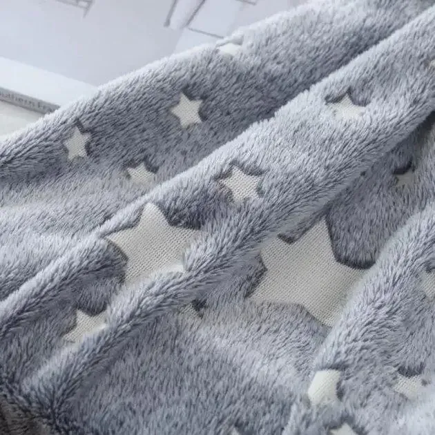 Плед-покрывало Magic Blanket светящееся в темноте (150х100см, микрофибра, звезды) без упаковки Киев - изображение 10