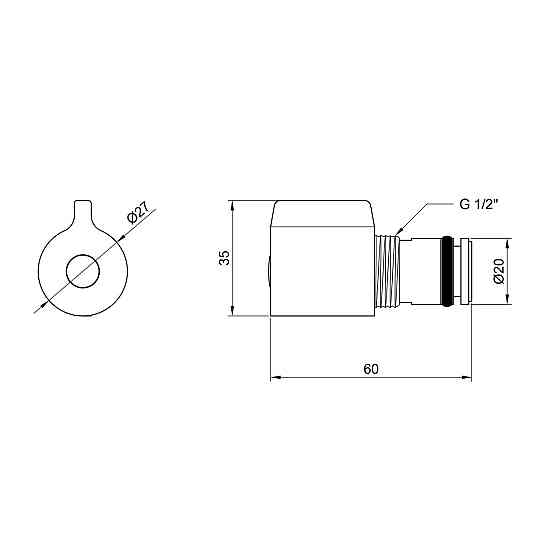 Дивератор для змішувача Lidz Repair 140 LDREP140CRM34772 Chrome Київ