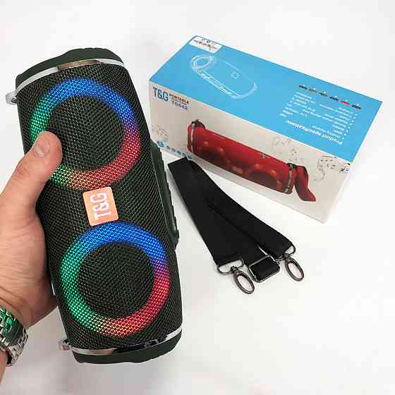 Портативна колонка зі світлодіодним підсвічуванням TG642, Портативна акустична bluetooth колонка OU-76 Івано-Франківськ