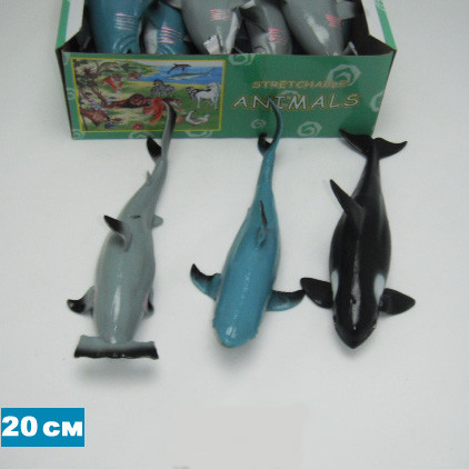 Морські тварини Гонконг A026P тягнучка 7,5-9'' 6в.24шт.в кор./8/192/, шт Київ - фото 1