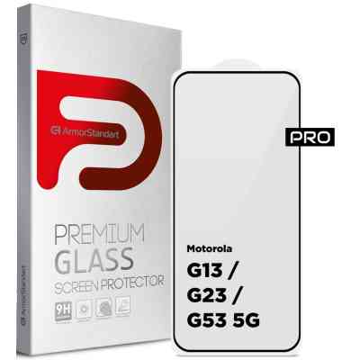 Скло захисне Armorstandart Pro Motorola G13 / G23 / G53 5G Black (ARM66134) Вінниця