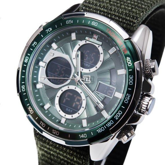 Годинник чоловічий тактичні Naviforce Fly Army Hook Green (2 ремінці) Вінниця - фото 2