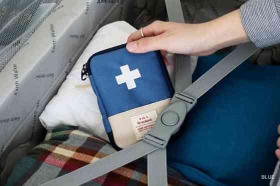 Органайзер-аптечка для дома и путешествия синяя Винница