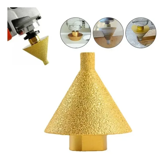 Алмазная конусная фреза для керамики и гранита 9-38мм Киев