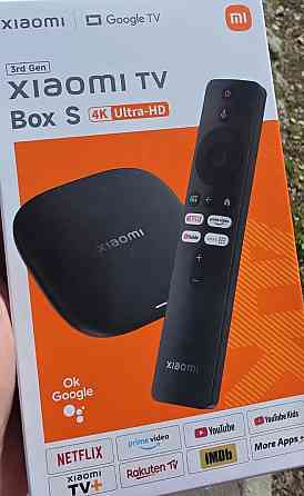 Новинка 2025! Тв приставка Xiaomi TV Box S (3rd Gen) Global MDZ-32-AA. Харьков