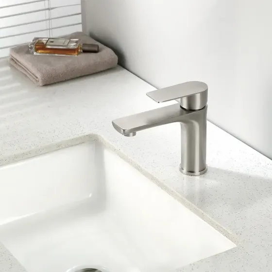 Змішувач для умивальника WEZER ROK1-05 сатин Київ