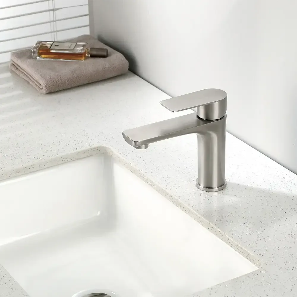 Змішувач для умивальника WEZER ROK1-05 сатин Київ - фото 2