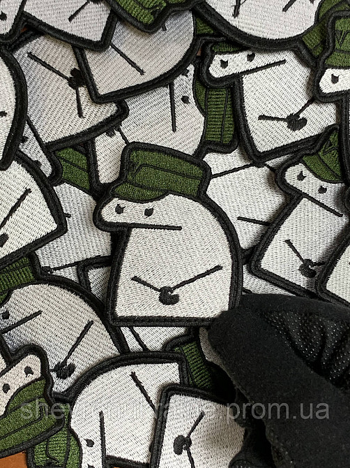 Шеврон Флорк солдат ЗСУ (Форма контурна. На липучці) Розмір 8x6.5см Київ - фото 4