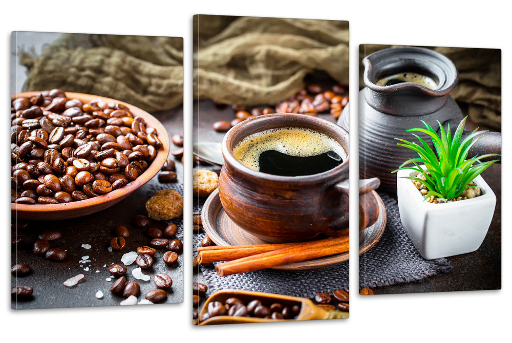 Модульная картина в гостиную / спальню Кава Art-693_3 Киев - изображение 1