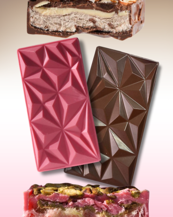 Набор шоколада Mini Pink Velvet, 200 г & Dark Agate, 200 г Gregory Mill Киев