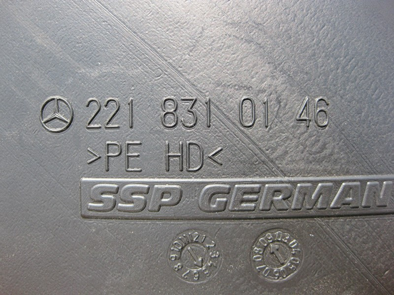 Mercedes-Benz  A2218311646 Повітряний канал вентиляції до правої стійки "B" S-Class W221 Одеса - фото 7