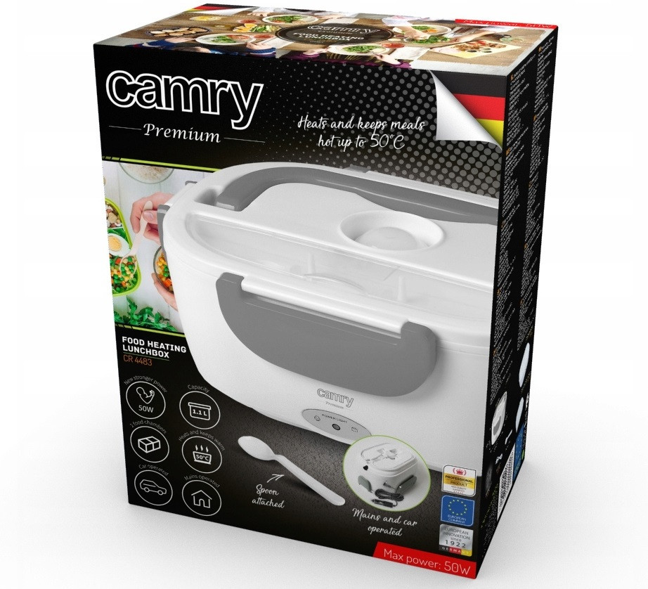 Контейнер ланч-бокс 1 литра для еды с подогревом Camry CR (4483) Мощность 50 Вт Нововолынск - изображение 9