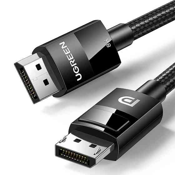 Мультимедийный Display Port кабель V1.4 Ugreen DP114 8K@60Hz 4K@144Hz 80393 (Черный, 3м) Николаев