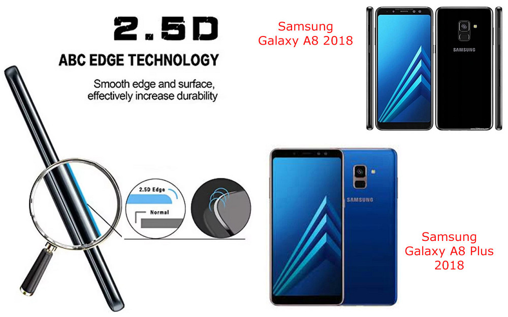 Защитное стекло ArmorGlass для Samsung Galaxy A8 2018, Galaxy A8 Plus 2018 – устойчивое к царапинам и ударам Киев - изображение 2
