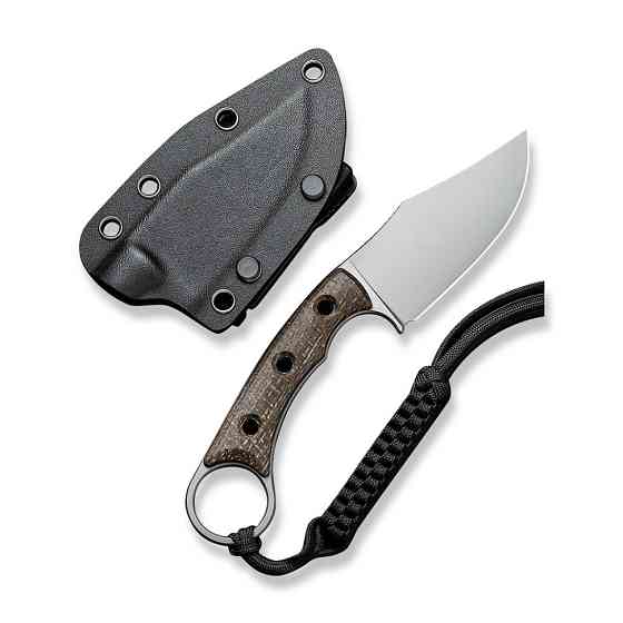 Ніж фіксований тактичний Civivi Midwatch, (8.6 см) N690 / Micarta коричневий Київ
