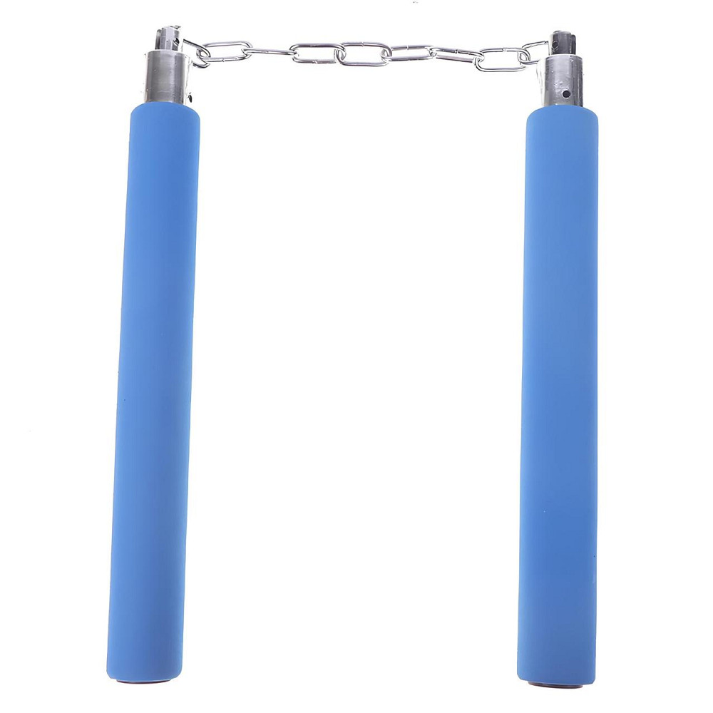 Безопасные нунчаки RESTEQ для тренировки, мягкие детские, Нунчаки с безопасным покрытием. Синие Киев - изображение 3