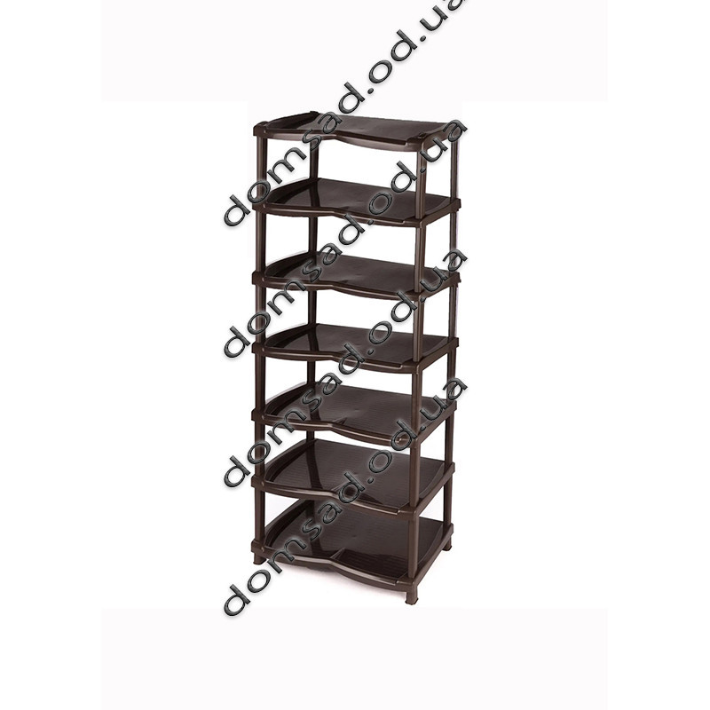 Полка для обуви коричневая 