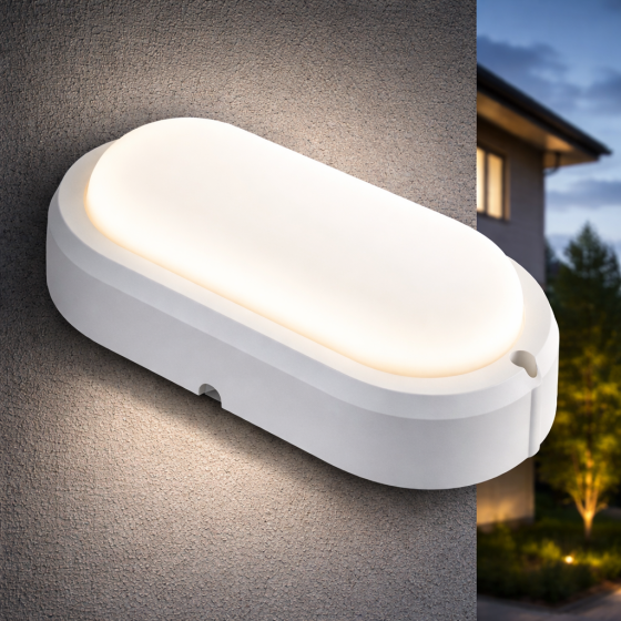 Б/В Стельовий LED світильник Lumare 12W 1020lm 2700K IP44 Ультраплаский вологозахищений контурний Київ