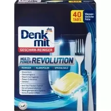 Таблетки для посудомийки Multi-Power Revolution Denkmit, 40 шт. (Німеччина) Львов - изображение 1