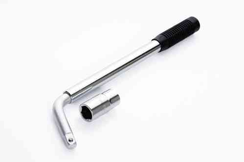Ключ балонний L-образн. 17х19 телескопічний 500мм 202622 Винница