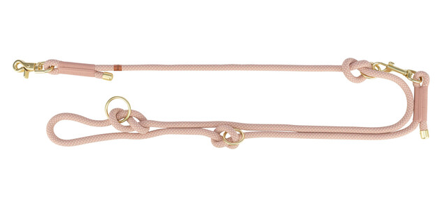 Регульований повідець для собак Trixie (Триксі) Soft Rope S-XL 2.00 м/10 мм Рожевий Запоріжжя - фото 1