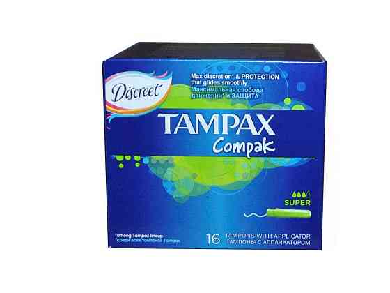 Тампони Tampax Compak Super Duo 16 шт. Киев