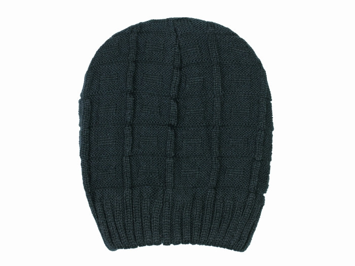 Тепла шапка чоловіча чорна Київ - фото 1