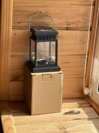 Уличный садовый подвесной фонарь на солнечной батарее, водонепроницаемый The lamp Коломыя