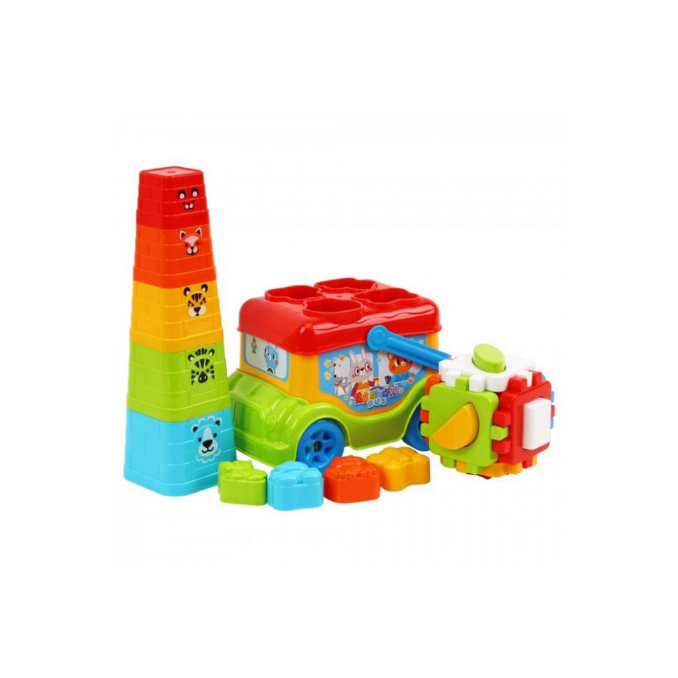 Дитяча іграшка для розвитку "Автобус сортер" 0389TXK Вінниця - фото 6