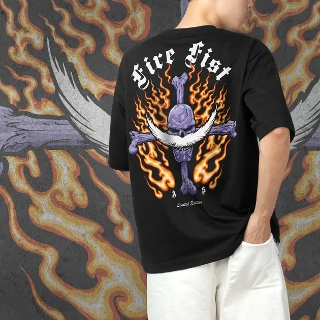 Футболка мужская с принтом Ван Пис Fire Fist Red Edition Размер 48 Anime1051 Днепр - изображение 5