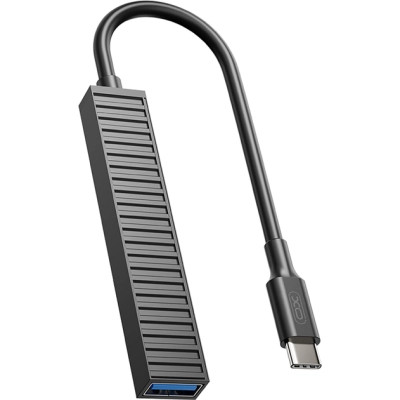 Концентратор XO USB-C 4-in-1 порти XO HUB014B.black (HUB014B.black) Вінниця - фото 2