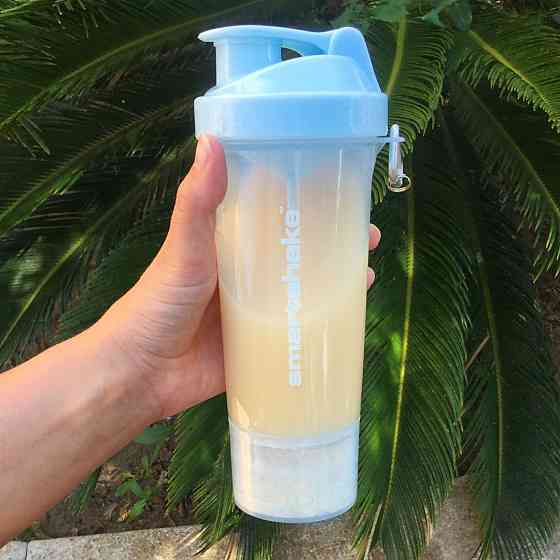Шейкер спортивний SmartShake Slim 500ml Neon Blue Каменское