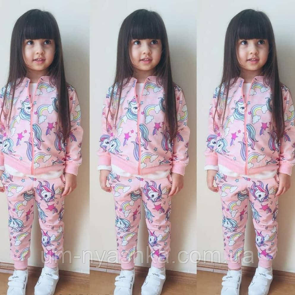 Теплий костюм з єдинорогом 3-ка "Единорожка" на 2-3 рочки Кривий Ріг - фото 2