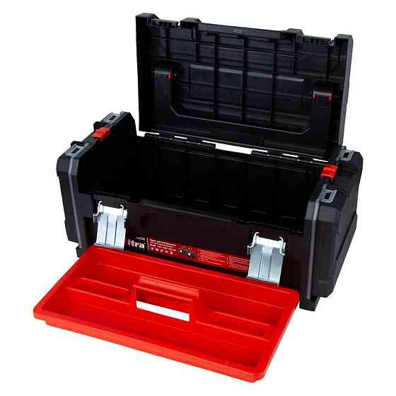 Ящик для инструмента с боковыми органайзерами Profi 510×230×210мм ULTRA (7402402) Ровно