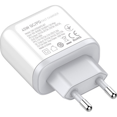 Зарядний пристрій ColorWay GaN Mini 25W PD Port PPS USB-C white (CW-CHS052PD-WT) Вінниця - фото 12