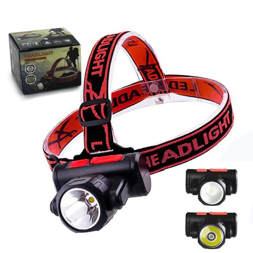 Аккумуляторный налобный фонарик BL 2001 4SMD+XPE USB CHARGE SBR Киев - изображение 1