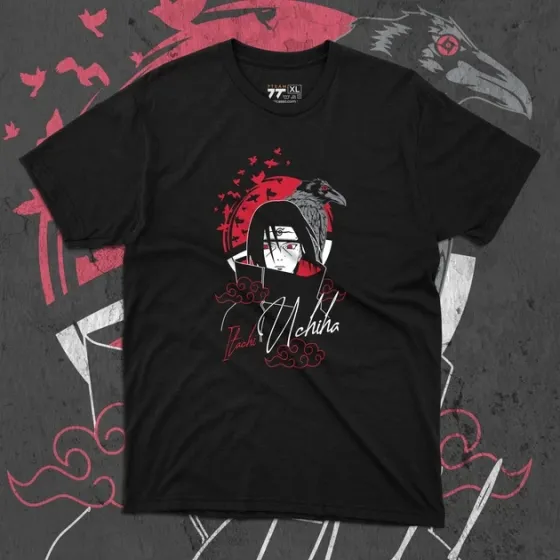 Футболка мужская с принтом Наруто Ітачі Учіха 5 Размер 48 Anime0302 Днепр