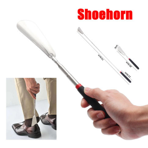 Ложка для обуви металлическая длинная складная Киев - изображение 2