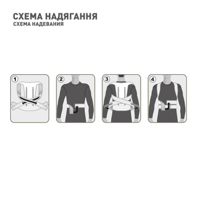 Корсет MedTextile Реклінатор (коректор постави) дитячий, розмір M, люксшт (4820137293146) Вінниця - фото 4